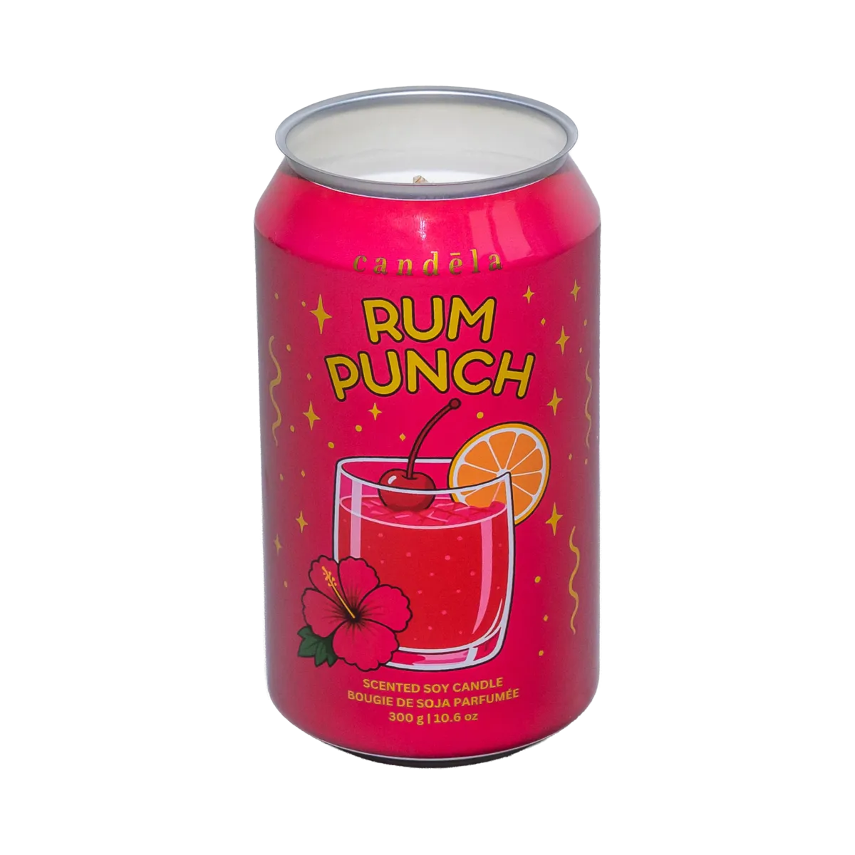 Candela Rum Punch scented soy candle