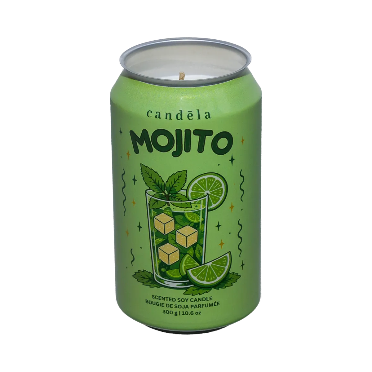 Candela Mojito scented soy candle