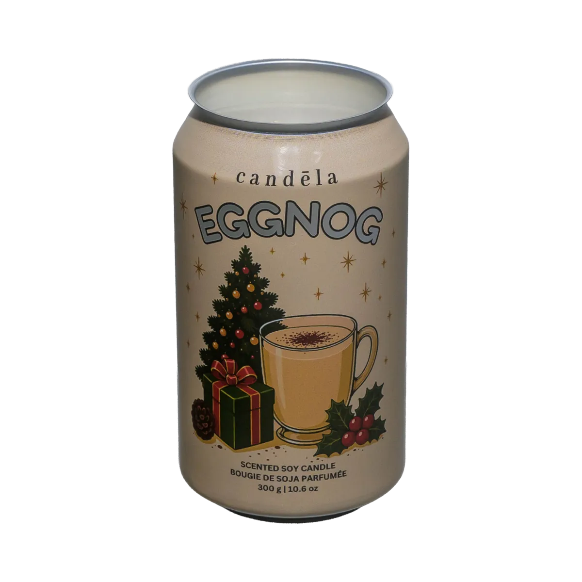 Candela Eggnog scented soy candle
