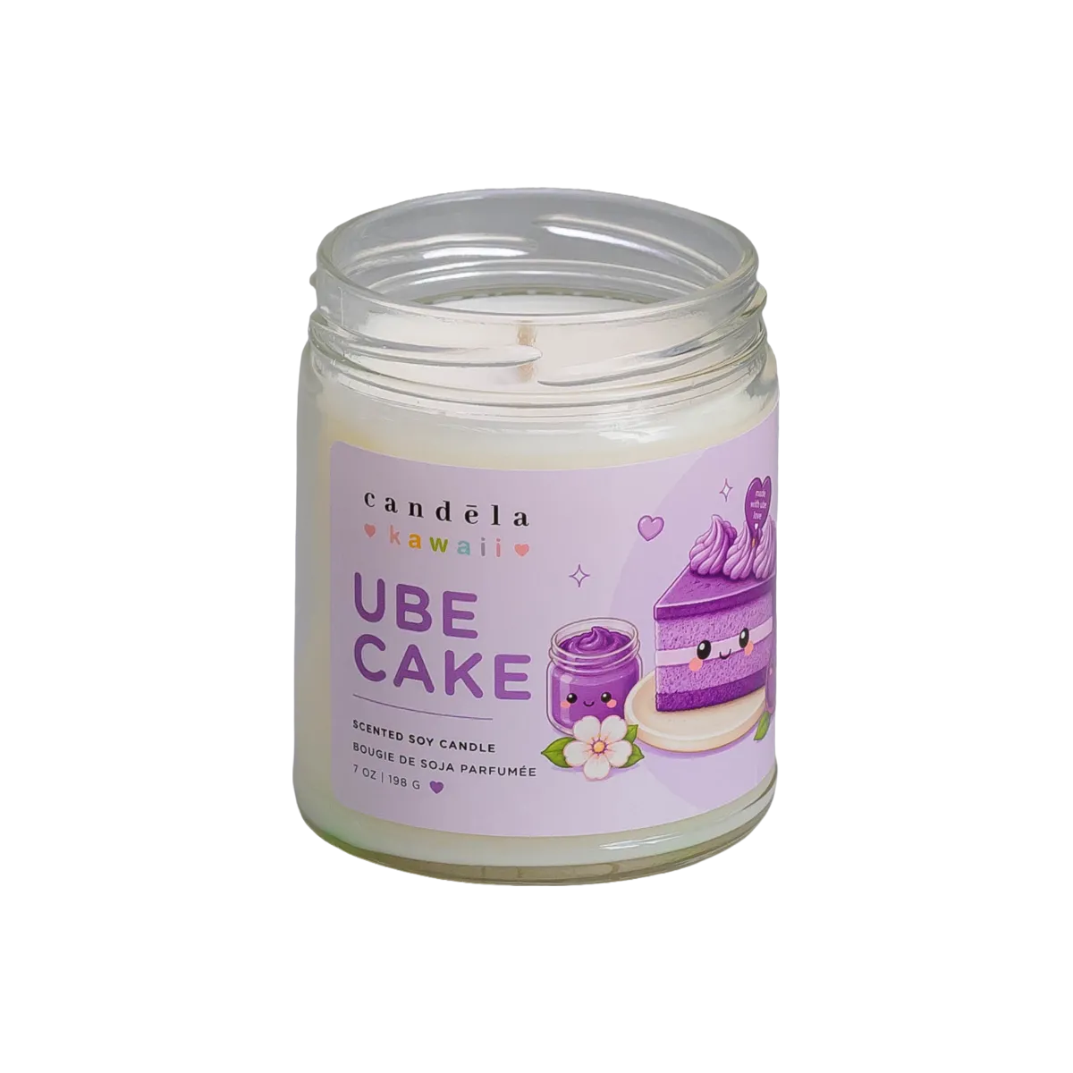 Candela Ube Cake scented soy candle