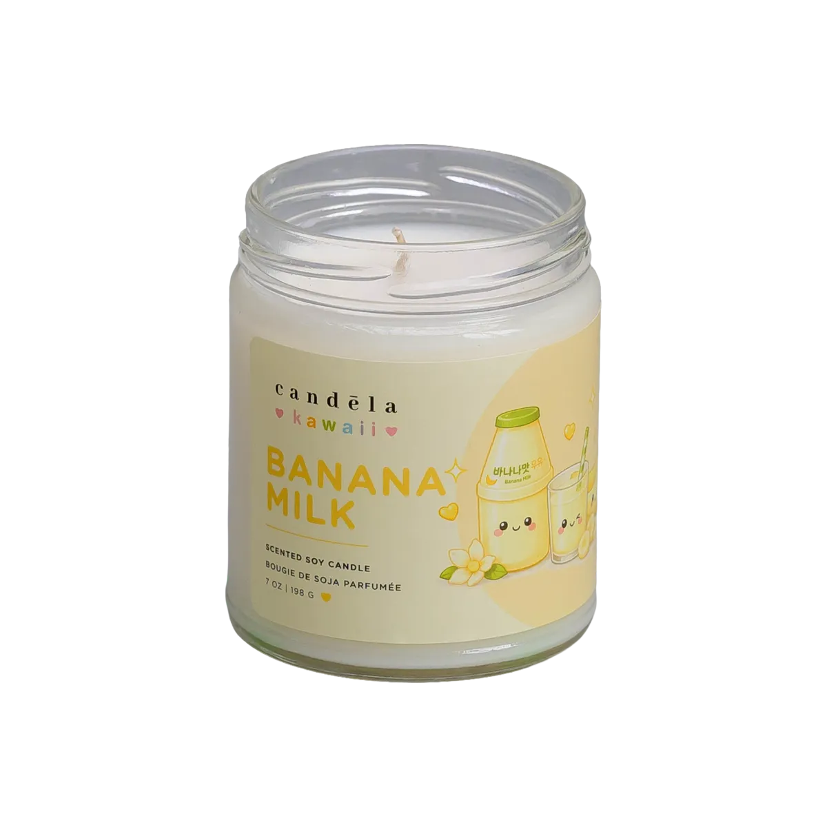 Candela Banana Milk scented soy candle