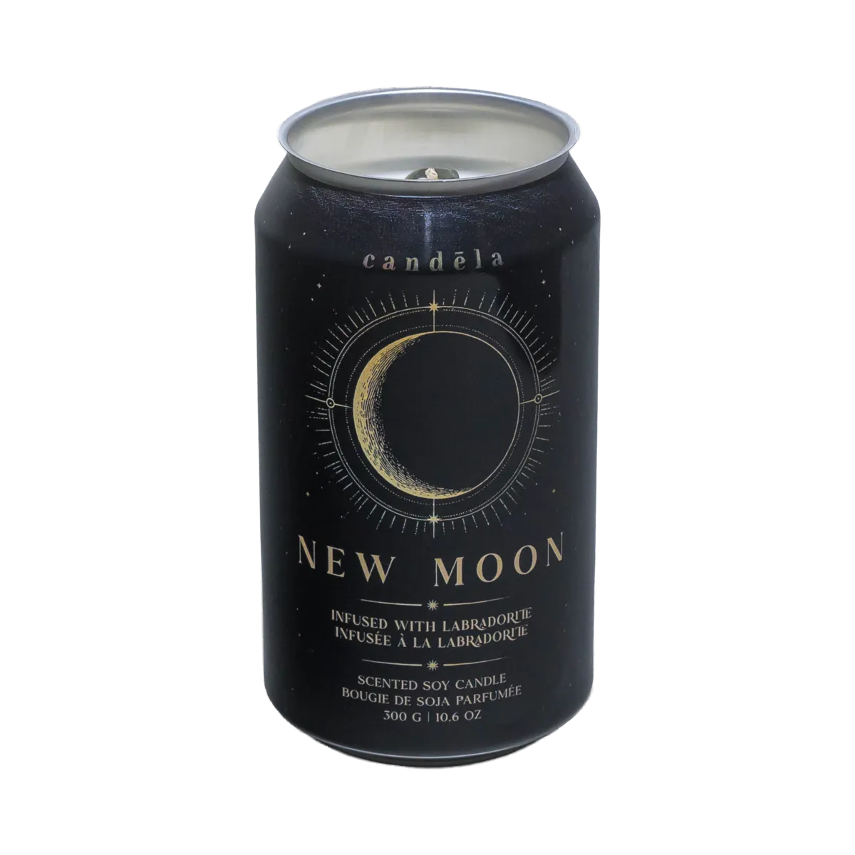 Candela New Moon (Labradorite) scented soy candle
